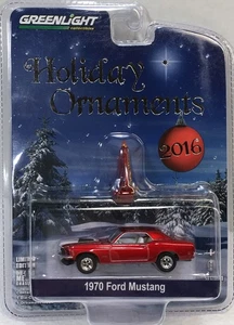 1970   '77 FORD MUSTANG 351 - 2016 HOLIDAY ORANAMENT MINT ON CARD - GREENLIGHT - Picture 1 of 9