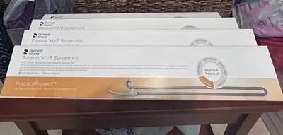 DENTSY SIRONA Purevac HVE System Kit - HVE Mirror Tips (3) & Hose Adapter - Dentsply Sirona