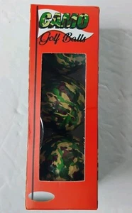3 Camouflage Golf Balls New In Box Gift Republic  Standard Size 43 MM Diameter  - Picture 1 of 6