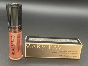 Mary Kay Nourishine Plus Lip Gloss Pink Luster 047941 Full Size New FREE SHIP - Picture 1 of 3