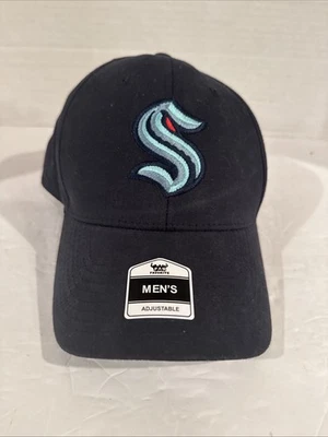 Gorra ajustable Seattle Kraken NHL favorita de los fanáticos con correa trasera Foto 1 de 4