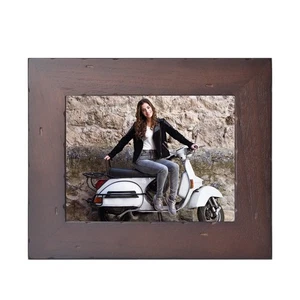 KODAK Classic Photo Frame 8-Inch Wi-Fi Enabled Candlenut Distressed Wood Frame - Picture 1 of 6