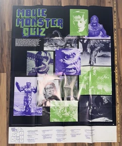Poster Quiz Mostro Film 1974 Piegato 34" x 44'" Poster Commerciale - Foto 1 di 10