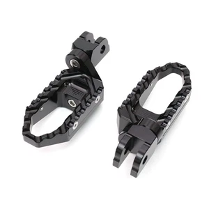 TOUR Front 25mm Lowering Foot Pegs Black For Tiger 800 XR/XRX/XRT 15 16 17 18 - Picture 1 of 6