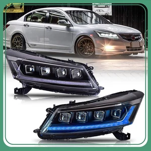 Conjunto de faros delanteros LED para Honda Accord DRL 2008-2012 animación - Imagen 1 de 24