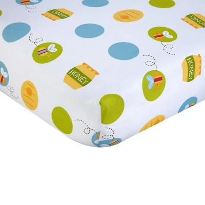 Sábana bajera ajustable Winnie The Pooh: Play Day de Disney Baby Foto 1 de 2