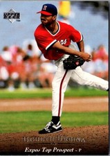 1995 Upper Deck Minors Ugueth Urbina #204 Harrisburg Senators Baseball Card