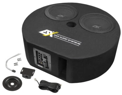 ESX DBX800A 800 Watt Aktivsubwoofer Auto Reserveradmulde aktiv Subwoofer 2x20cm - Bild 1 von 3