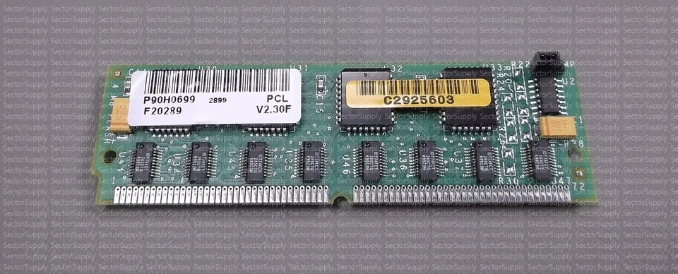 90H0699 IBM MEMORY, VER. 2.30 FOR IBM PRINTER 4317 PCL SIMM CARD - Image 1 of 1