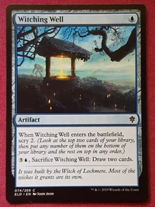 Magic The Gathering THRONE OF ELDRAINE WITCHING WELL artifact card MTG - Picture 1 of 2