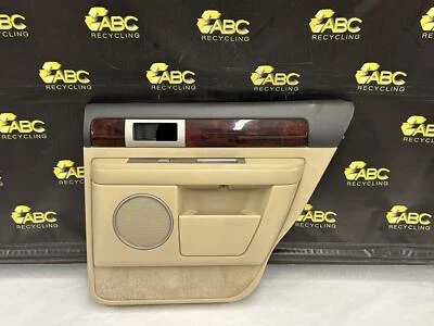 2005-2006 LINCOLN NAVIGATOR REAR RH RIGHT INNER DOOR TRIM PANEL CAMEL Foto 1 de 4