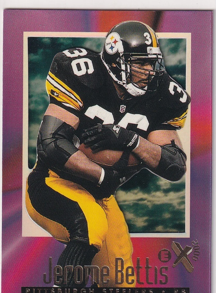 1997 SKYBOX E X JEROME BETTIS PITTSBURGH STEELERS NFL FOOTBALL (AA)-1015 - Image 1 of 2