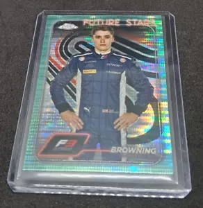 F1 Topps Chrome 2024 Luke Browning /150 Aqua Sonar #55 Formula 1 F3 - Zdjęcie 1 z 2