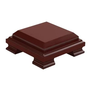 Square wooden display pedestal, square wooden display stand, teapot pedestal, - Picture 1 of 20