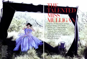 "Peter Lindbergh Carey Mulligan 2010 14 páginas editorial de revista - ""talentoso" - Imagen 1 de 7
