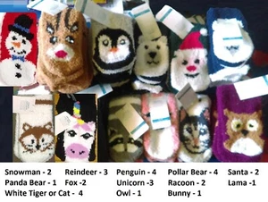 NEW Old Navy Cozy Fuzzy Soft Warm Socks Knitted Animal Print Women One Size NWT - Picture 1 of 16