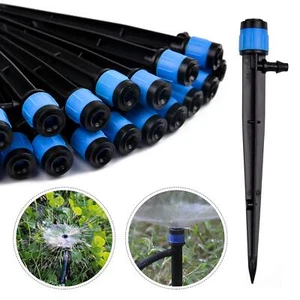 100pcs Irrigation Drippers Drip Emitters Micro Spray Adjustable 360 Degree Full - Picture 1 of 12