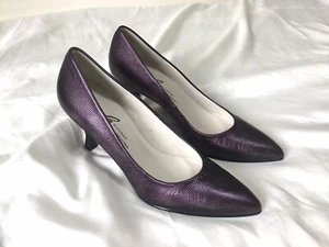 Damenschuhe NEU "Mary G" Größe 4,5 Leder, Aubergine, Absatzschuhe, Hochzeit, Kreuzfahrt. - Bild 1 von 20