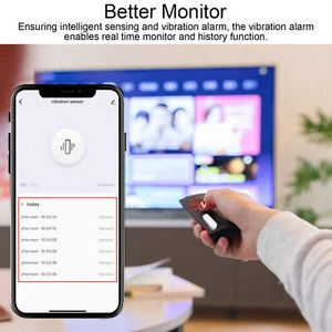 Vibration Sensor Automation Control Vibration Alarm Sensor Smart Home Vibration - Picture 1 of 22