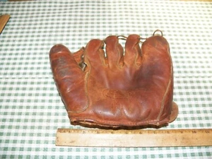 Guante de béisbol vintage JC HIGGINS, modelo autógrafo PRECACHER ROE - Imagen 1 de 4
