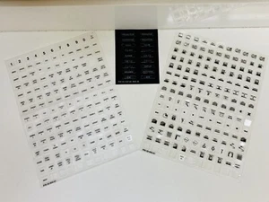 Extron Push Button Labels 33-954-01 33-955-01 33-1167-02 - Picture 1 of 5