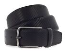 Vanzetti 35mm Leather Belt W115 Grtel Accessoire Black Schwarz Neu