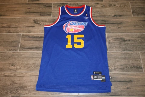 Carmelo Anthony NBA Basketball Jersey Denver Nuggets Reebok Sewn 2XL Swingman 15 Cover