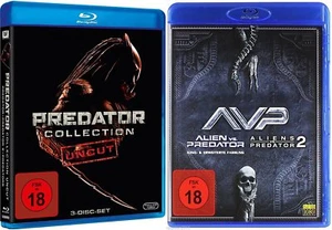 Mega Collection PREDATOR Part 1 2 3 + ALIEN vs. 5 BLU-RAY Edition Box New - Picture 1 of 1