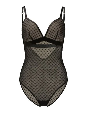 BODY WOLFORD NEGRO LOGO TRANSPARENTE talla XS Foto 1 de 4