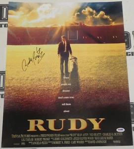 Rudy Ruettiger 16x20 Photo PSA/DNA COA Notre Dame Irish Football Movie Autograph - Picture 1 of 24