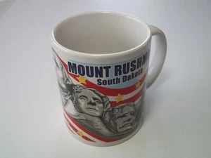 Mount Rushmore South Dakota 12 Unzen Kaffeetasse patriotisches Souvenir Gutzon Borgham - Bild 1 von 7