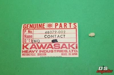 Kawasaki NOS NEW 46079-002 LH Left Switch Contact F5 F6 F7 F8 F9 G4 KV 1970-76 - Image 1 of 3