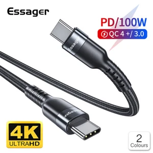 Essager USB 3.1 Gen 2 10Gbps USB C to USB C Cable 100W PD QC4.0 Fast Charge. 1m - Picture 1 of 15