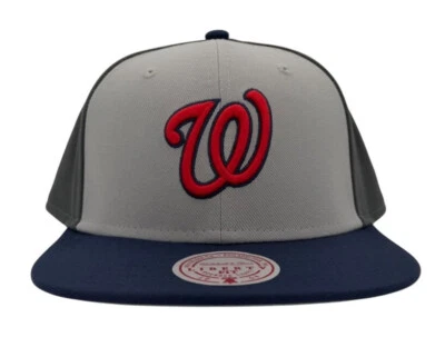 Mitchell & Ness MLB Washington Nationals Triple Play Liberty Fit Snapback Hat - Image 1 of 4