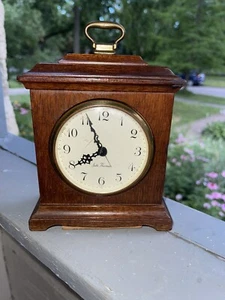 MCM Seth Thomas Miniature Bracket Alarm Clock Circa 1960s - Picture 1 of 18