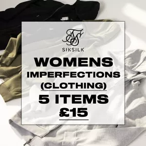 SikSilk Women's IMPERFECTION'S Lucky Dip 5 ITEM'S MYSTERY BUNDLE Size UK8 - Picture 1 of 1