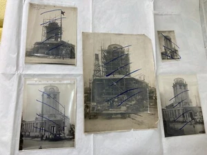 FIERA DI MILANO 1928:LOTTO DI FOTOGRAFIE COSTRUZIONE PADIGLIONE NAFTA SHELL. - Picture 1 of 20