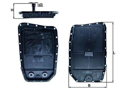 Pan de aceite de transmisión automática MAHLE para BMW JAGUAR LAND ROVER X3 X5 X6 0403404 Foto 1 de 2