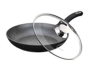 Pfanne Bratpfanne Schmorpfanne mit Glasdeckel Induktion Ø26cm Cheffinger CF-FP26 - Bild 1 von 4