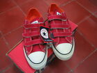 100% AUTHENTIC BRAND NEW ALL STAR CHUCK TAYOR NYLON RED SHOES WITH BOX