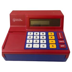 Learning Resources Pretend & Play Calculator Cash Register Classic Counting Toy