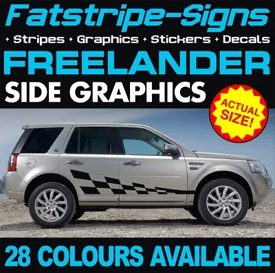 da montare LAND ROVER FREELANDER GRAFICA DECALCOMANIE ADESIVI STRISCE TD4 LR2 2.0 4x4 - Immagine 1 di 2