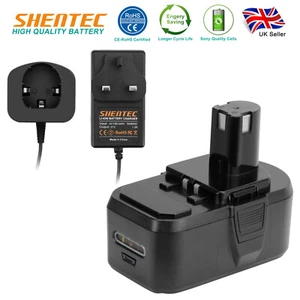 Batería/cargador de iones de litio 18V 6,0Ah para Ryobi BPP-1817 BPP-1813 BPP-1815 P106 P108 - Imagen 1 de 17