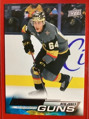 2022-23 Upper Deck Series 2 Ben Jones Young Guns #467 Rookie (RC) Golden Knights - Image 1 of 2