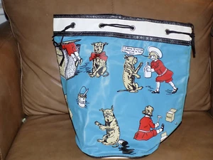 Vintage Buster Brown & Tige Vinyl Draw String Bag - Picture 1 of 9