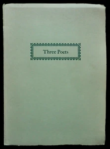 SIGNED/Ltd 120 - Three Poets (1978) Thomas Hardy, John Masefield, Edward Thomas - Bild 1 von 10