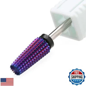 ERUIKA 5 in 1 Nail Drill Bits,Tungsten Carbide Nail Bit bits for Acrylic Hard - Picture 1 of 2