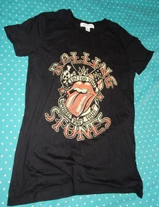NWOT ROLLING STONES TATTOO YOU TREASURE & BOND SHIRT EXTRA EXTRA SMALL XXS - Picture 1 of 4