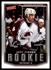 2007-08 Upper Deck Victory Jeff Finger Rookie Colorado Avalanche #231