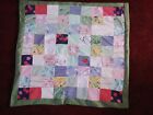Memory patchwork Blanket/quilt. Handmade from outgrown children's clothing, 